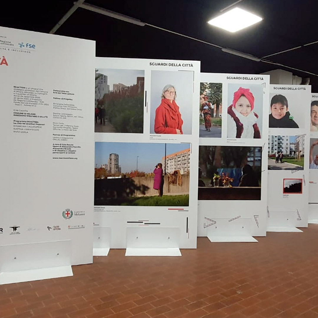 Al momento stai visualizzando Allestimento mostra “Sguardi della Città”